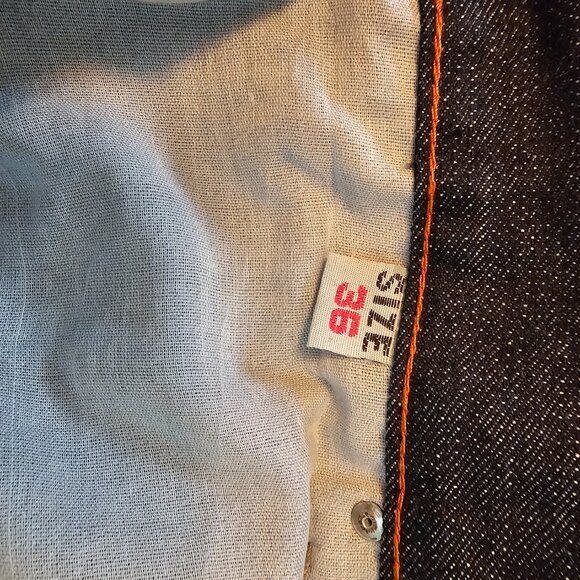 Vintage Y2K Christian Audigier Eagle Snake Baggy Denim Jeans Ed Hardy 36x32 A5-6 - Picture 12 of 12